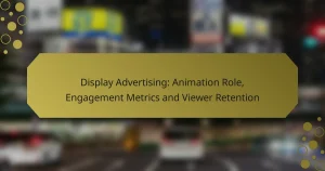 Display Advertising: Animation Role, Engagement Metrics and Viewer Retention
