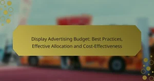 Display Advertising Budget: Best Practices, Effective Allocation and Cost-Effectiveness