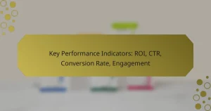 Key Performance Indicators: ROI, CTR, Conversion Rate, Engagement